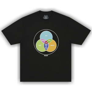 Palace Zen Diagram T-Shirt 'Black'