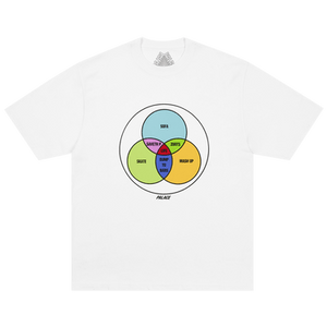 Palace Zen Diagram T-Shirt 'White'
