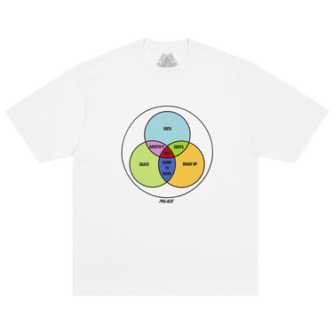 Palace Zen Diagram T-Shirt 'White'