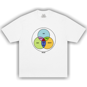 Palace Zen Diagram T-Shirt 'White'