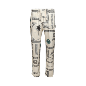 Palm Angels Dollar Cozy Pants 'Ivory/Black'