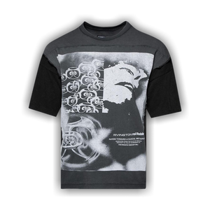 RIVINGTON roi Rebis Meta Quad Tee 'Faded Black'