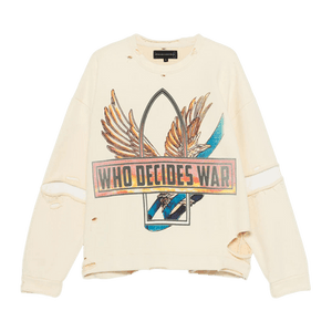 Who Decides War Ribbon Tour Pullover 'Cream'
