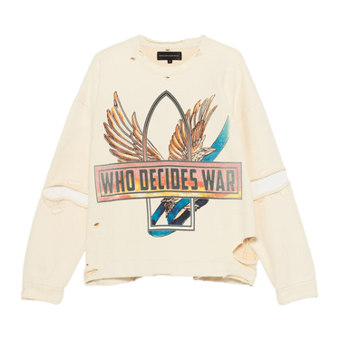 Who Decides War Ribbon Tour Pullover 'Cream'