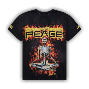Hellstar Inner Peace Skeleton T-Shirt 'Black'
