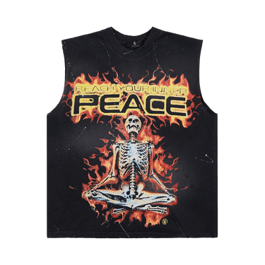 Hellstar Inner Peace Skeleton Sleeveless T-Shirt 'Black'