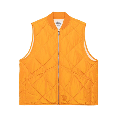 Stussy Thermal Lined Quilted Vest 'Orange'