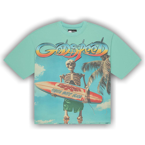 Godspeed Miami Surf Club T-Shirt 'Teal'