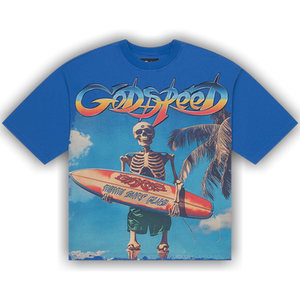 Godspeed Miami Surf Club T-Shirt 'Blue'