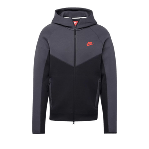 Nike Sportswear Tech Fleece Windrunner 'Black/Dark Smoke Grey/Light Crimson'