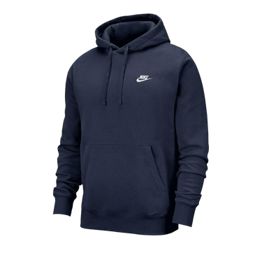 Nike Sportswear Club Fleece Pullover Hoodie 'Midnight Navy/White'