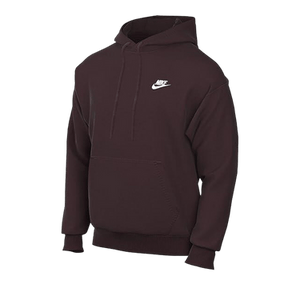 Nike Sportswear Club Fleece Pullover Hoodie 'Burgundy Crush/White'