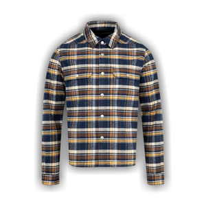 Rick Owens DRKSHDW Cropped Outershirt 'Gasoline Plaid'