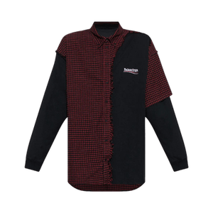Balenciaga Patched Shirt 'Red'