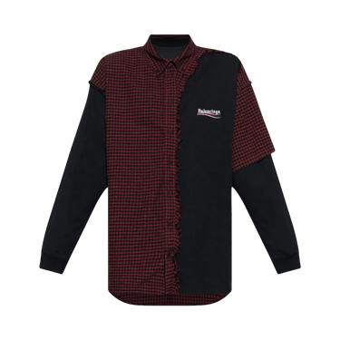 Balenciaga Patched Shirt 'Red'
