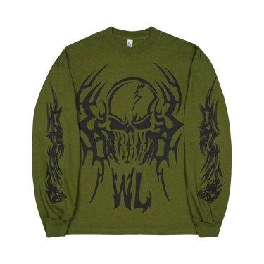 Warren Lotas HAZARD Long-Sleeve T-Shirt 'Cedar Green'