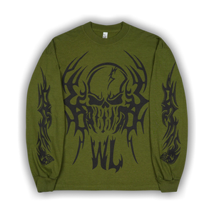 Warren Lotas HAZARD Long-Sleeve T-Shirt 'Cedar Green'