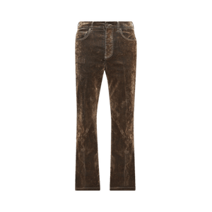 Amiri Velvet Flare Jean 'Tan'