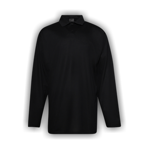 Balenciaga Long-Sleeve Polo 'Black'