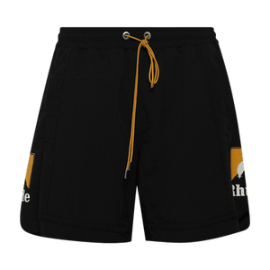 Rhude Moonlight Logo Short 'Black/Yellow/White'