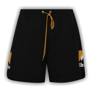 Rhude Moonlight Logo Short 'Black/Yellow/White'