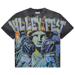 Vale Forever Bling Graffiti Tee 'Black'
