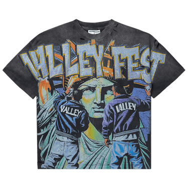 Vale Forever Bling Graffiti Tee 'Black'