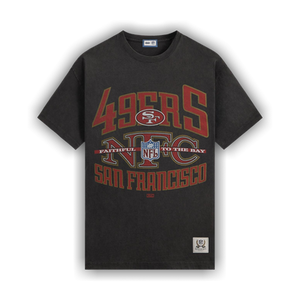 Kith For The NFL San Francisco 49ers Xxl Vintage Jones Tee 'Black'