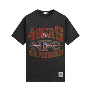Kith For The NFL San Francisco 49ers Xxl Vintage Jones Tee 'Black'