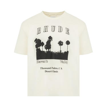 Rhude Thousand Palms Tee 'Vintage White/Black'