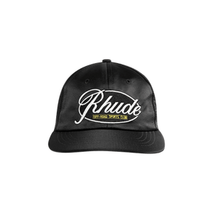 Rhude Sports Club Curved Brim Hat 'Black'