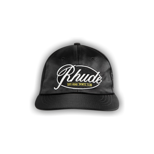 Rhude Sports Club Curved Brim Hat 'Black'