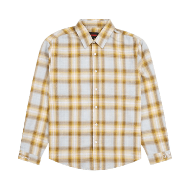 Pleasures Dizzle Button Up 'Dijon'