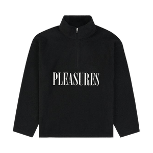 Pleasures Onyx Half Zip Polar Fleece 'Black'
