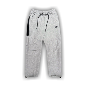 Nike Open Hem Fleece Pants 'Dark Grey Heather/Black'