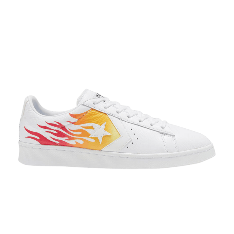 Converse Pro Leather Low 'Archival Flame Print' 167935C