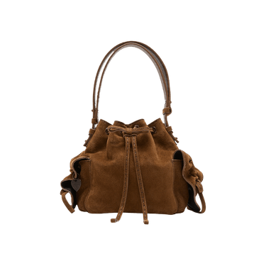 Acne Studios Multipocket Mini Bucket Bag 'Cognac Brown'