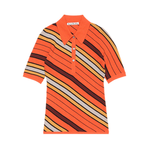 Acne Studios Wool Polo Knit 'Multi Orange'