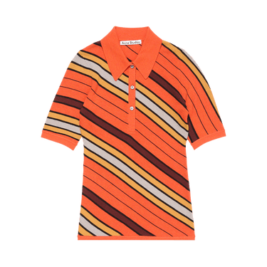 Acne Studios Wool Polo Knit 'Multi Orange'