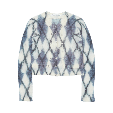 Acne Studios Mohair Blend Cardigan 'Mauve Grey'