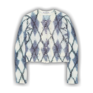 Acne Studios Mohair Blend Cardigan 'Mauve Grey'