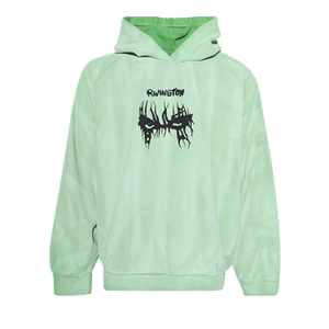 RIVINGTON roi Rebis Bad Eyes Hoodie 'Heiro Green'