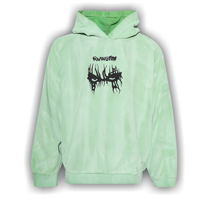 RIVINGTON roi Rebis Bad Eyes Hoodie 'Heiro Green'