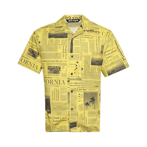 Palm Angels x La Times News Shirts 'Yellow / Black'