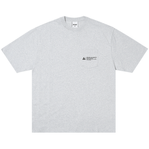 Palace Shop Locator Pocket T-Shirt 'Grey Marl'
