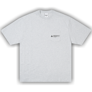 Palace Shop Locator Pocket T-Shirt 'Grey Marl'