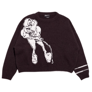 Enfants Riches Déprimés Jean D. Sweater 'Brown/Ivory/Black'