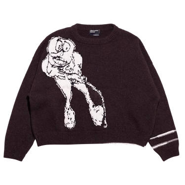 Enfants Riches Déprimés Jean D. Sweater 'Brown/Ivory/Black'