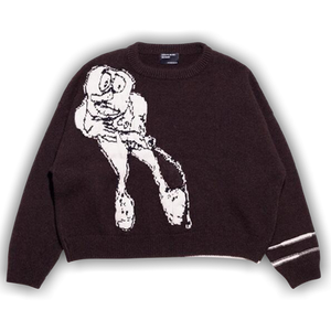 Enfants Riches Déprimés Jean D. Sweater 'Brown/Ivory/Black'