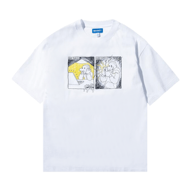 Market Good Screen Comic T-Shirt 'White'